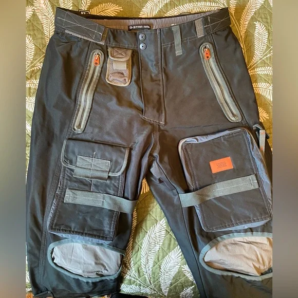 Rare G-Star - Exclusives - E LUGGAGE CARGO PANTS 2 in 1 - Mens - Waist 31 - Picture 3 of 16